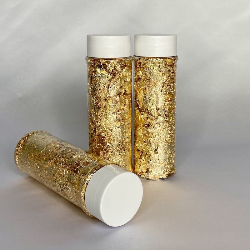 Gold foil for candles