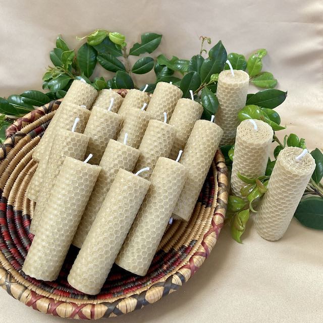 Pair beeswax candle gifts