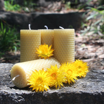 Pillar Beeswax Candle Sets-10cm