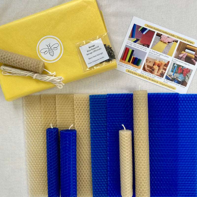 DIY Beeswax candles kits