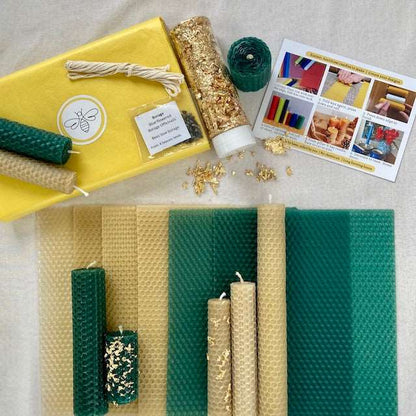 DIY Beeswax candles kits