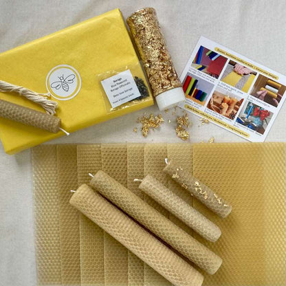 DIY Beeswax candles kits