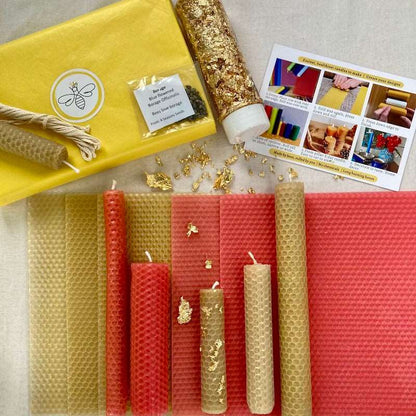 DIY Beeswax candles kits