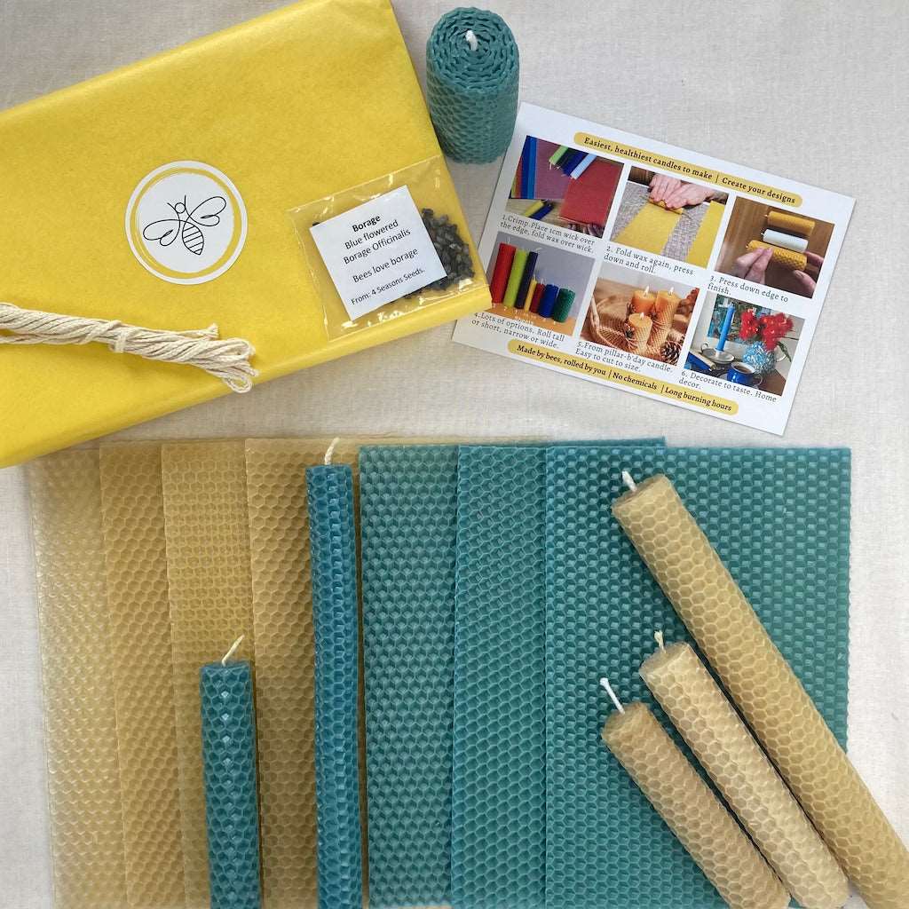 DIY Beeswax candles kits